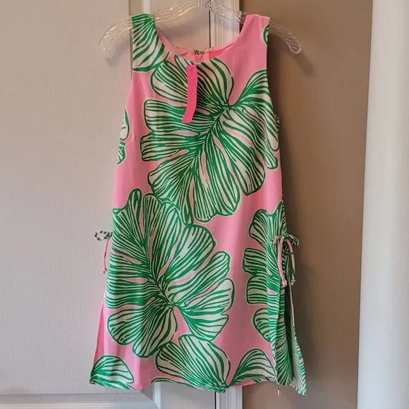 NEW Lilly Pulitzer Donna Romper Mandevilla Baby Who Let the Fronds Out Size 6 - Picture 3 of 11